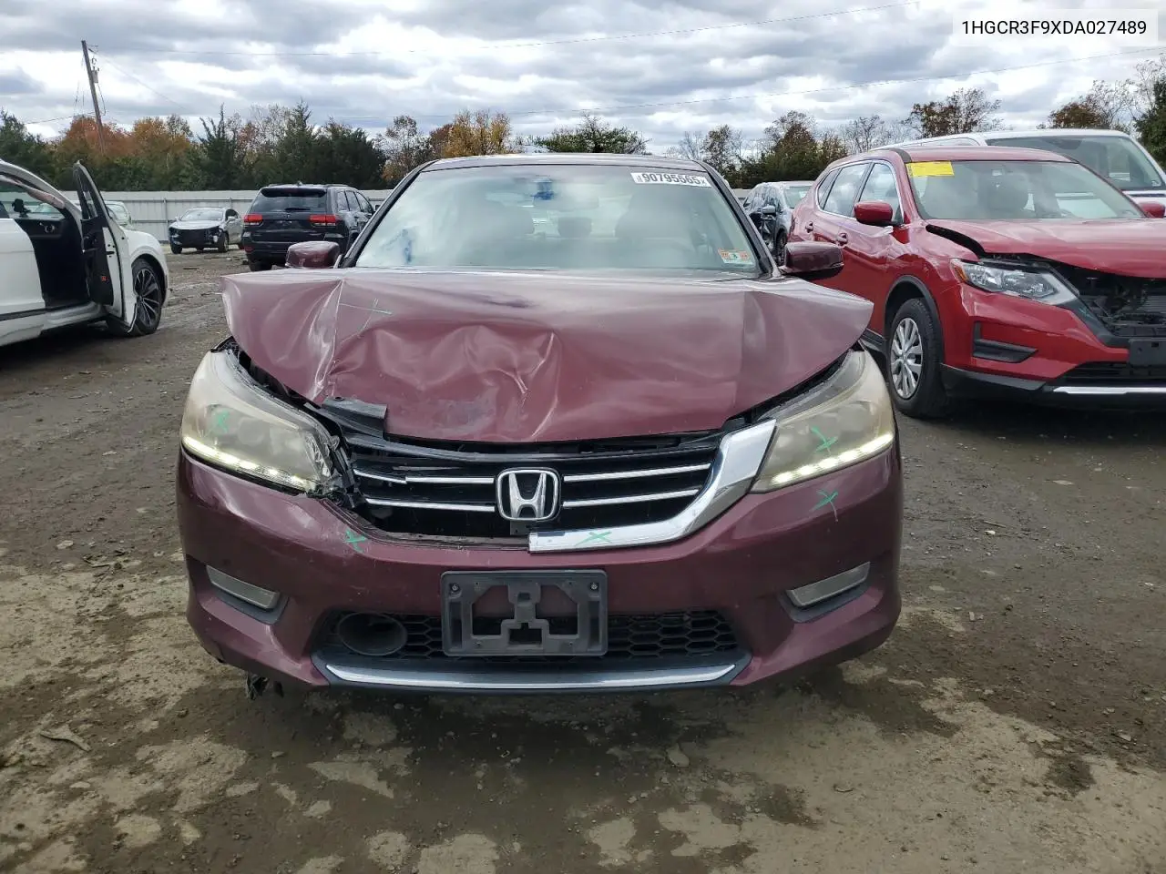 1HGCR3F9XDA027489 2013 Honda Accord Touring