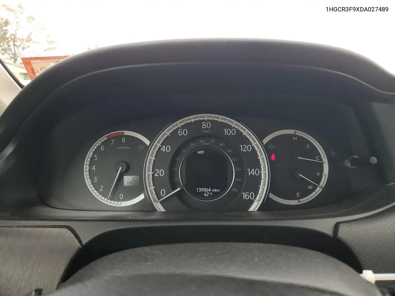 1HGCR3F9XDA027489 2013 Honda Accord Touring