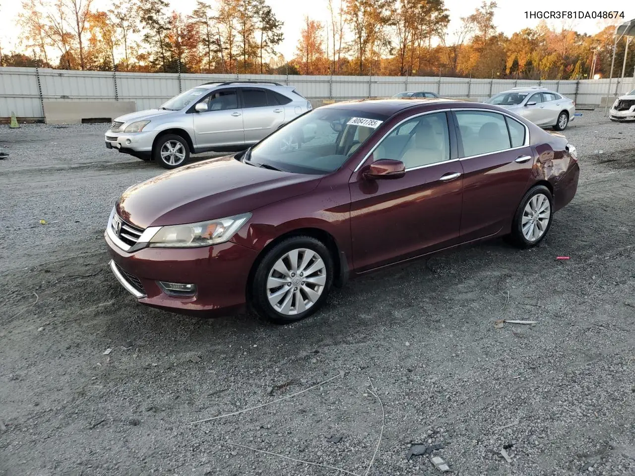 1HGCR3F81DA048674 2013 Honda Accord Exl
