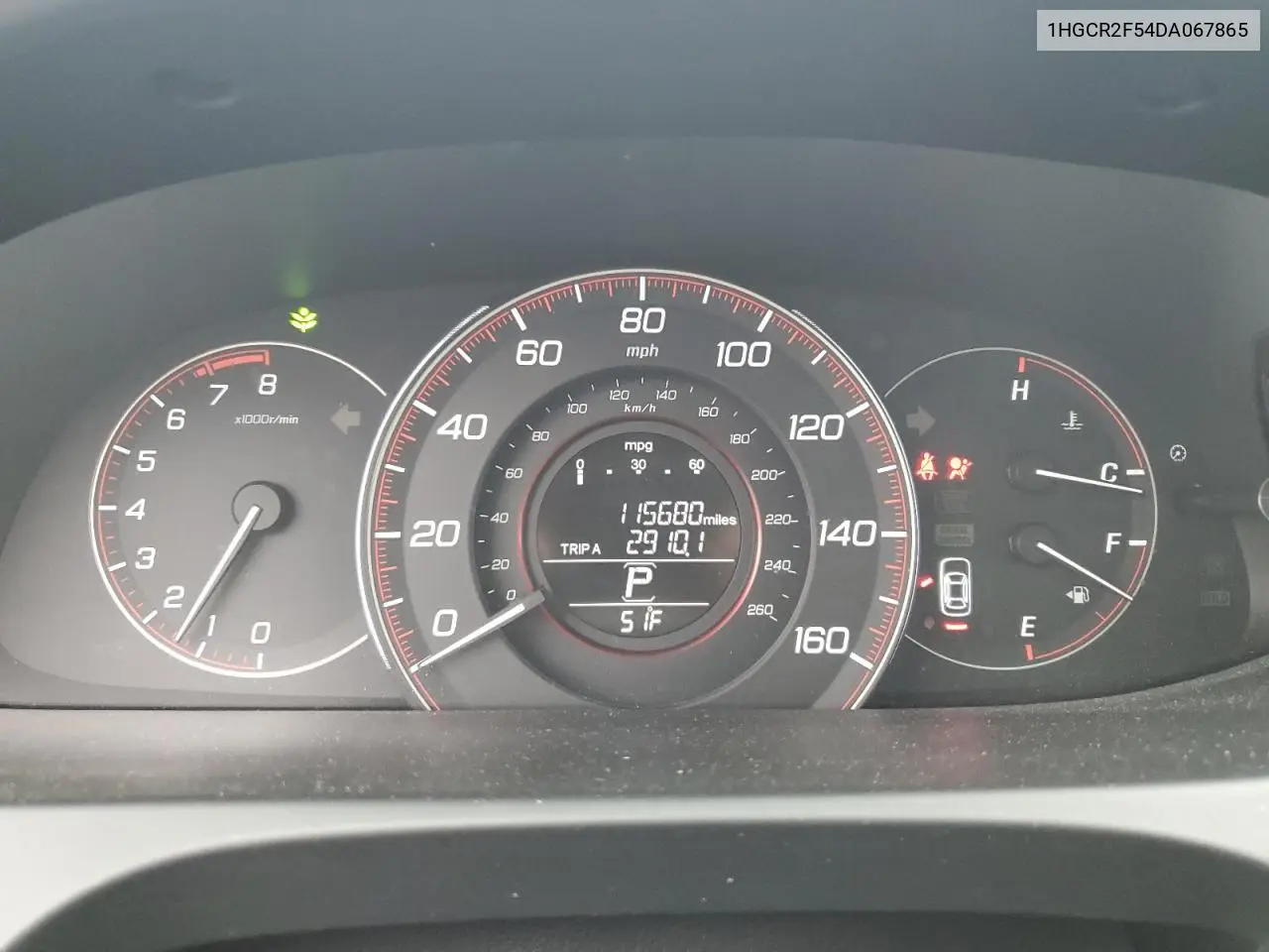 1HGCR2F54DA067865 2013 Honda Accord Sport