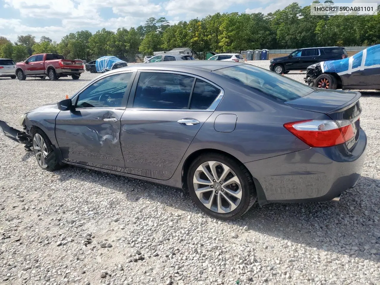 1HGCR2F59DA081101 2013 Honda Accord Sport