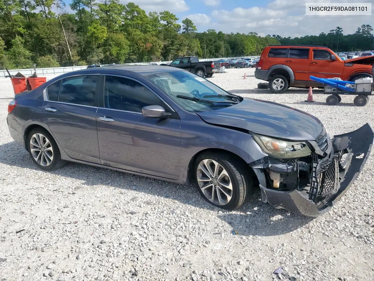 1HGCR2F59DA081101 2013 Honda Accord Sport