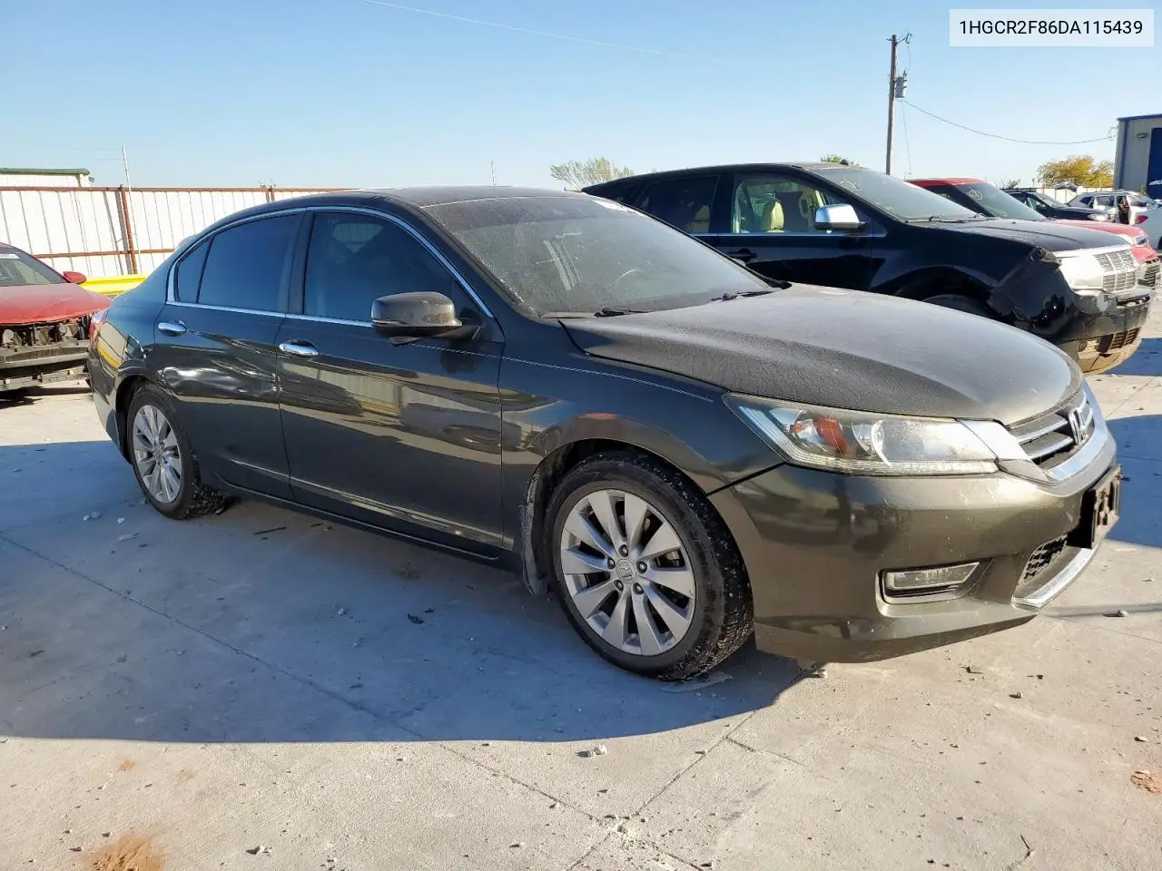 1HGCR2F86DA115439 2013 Honda Accord Exl