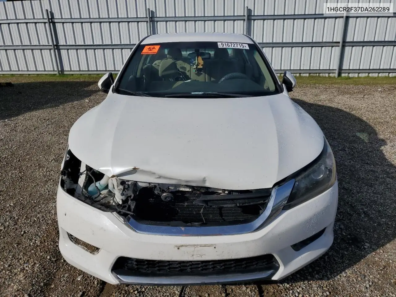 1HGCR2F37DA262289 2013 Honda Accord Lx