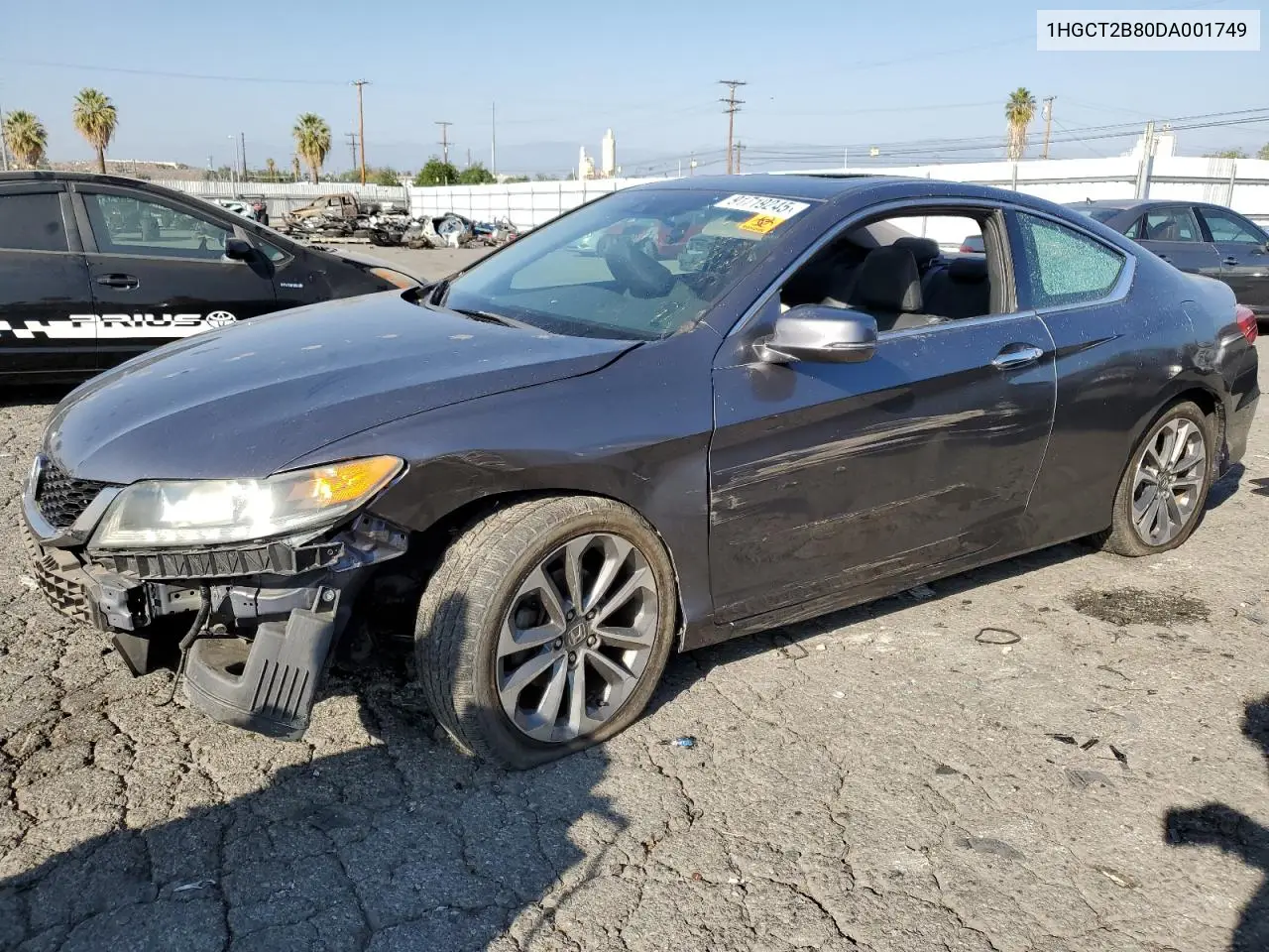 1HGCT2B80DA001749 2013 Honda Accord Exl