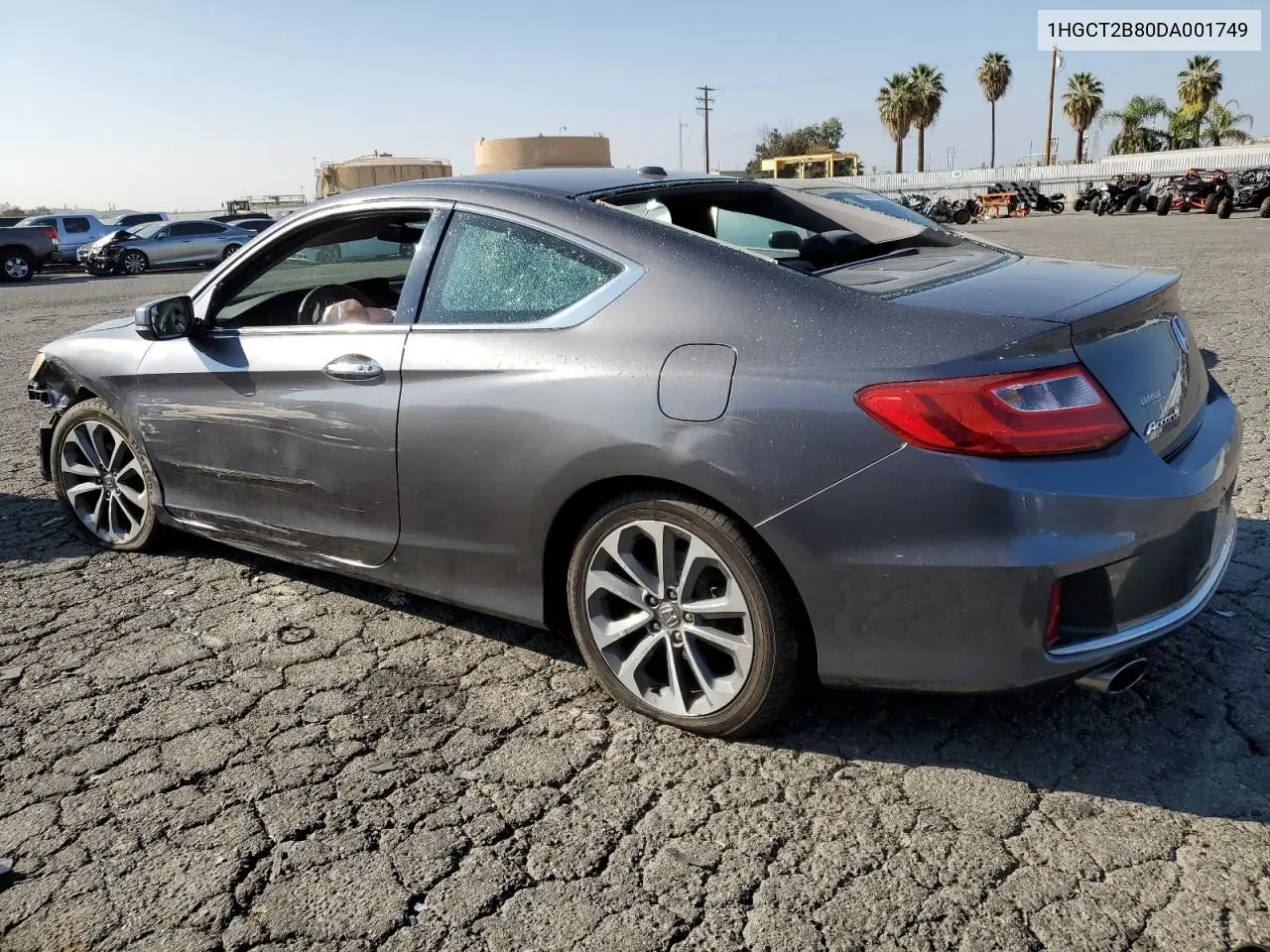 1HGCT2B80DA001749 2013 Honda Accord Exl