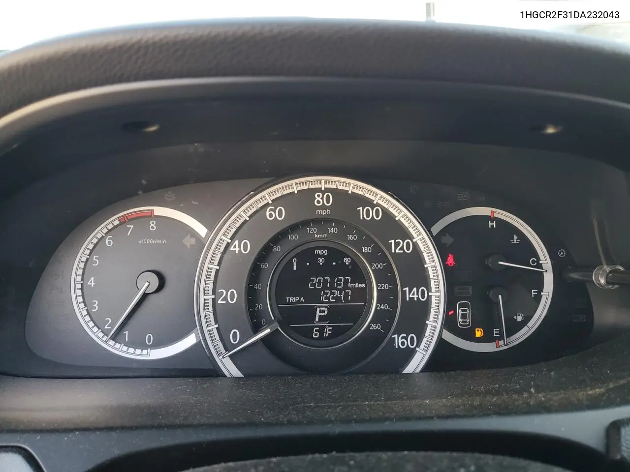 1HGCR2F31DA232043 2013 Honda Accord Lx