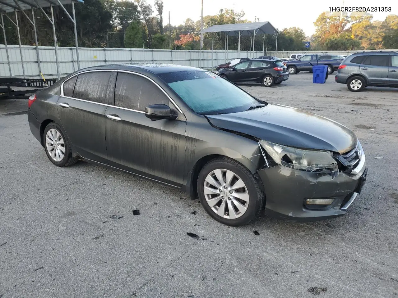 1HGCR2F82DA281358 2013 Honda Accord Exl