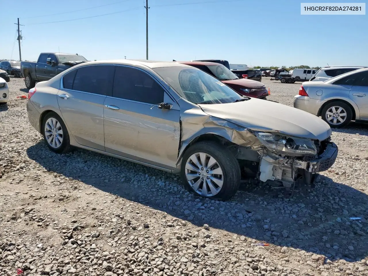1HGCR2F82DA274281 2013 Honda Accord Exl