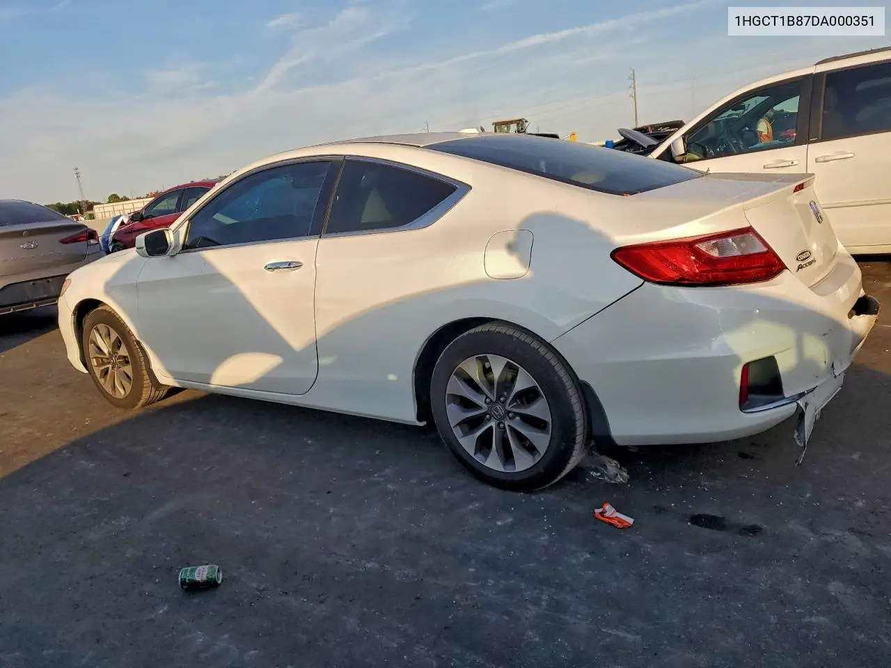 1HGCT1B87DA000351 2013 Honda Accord Exl