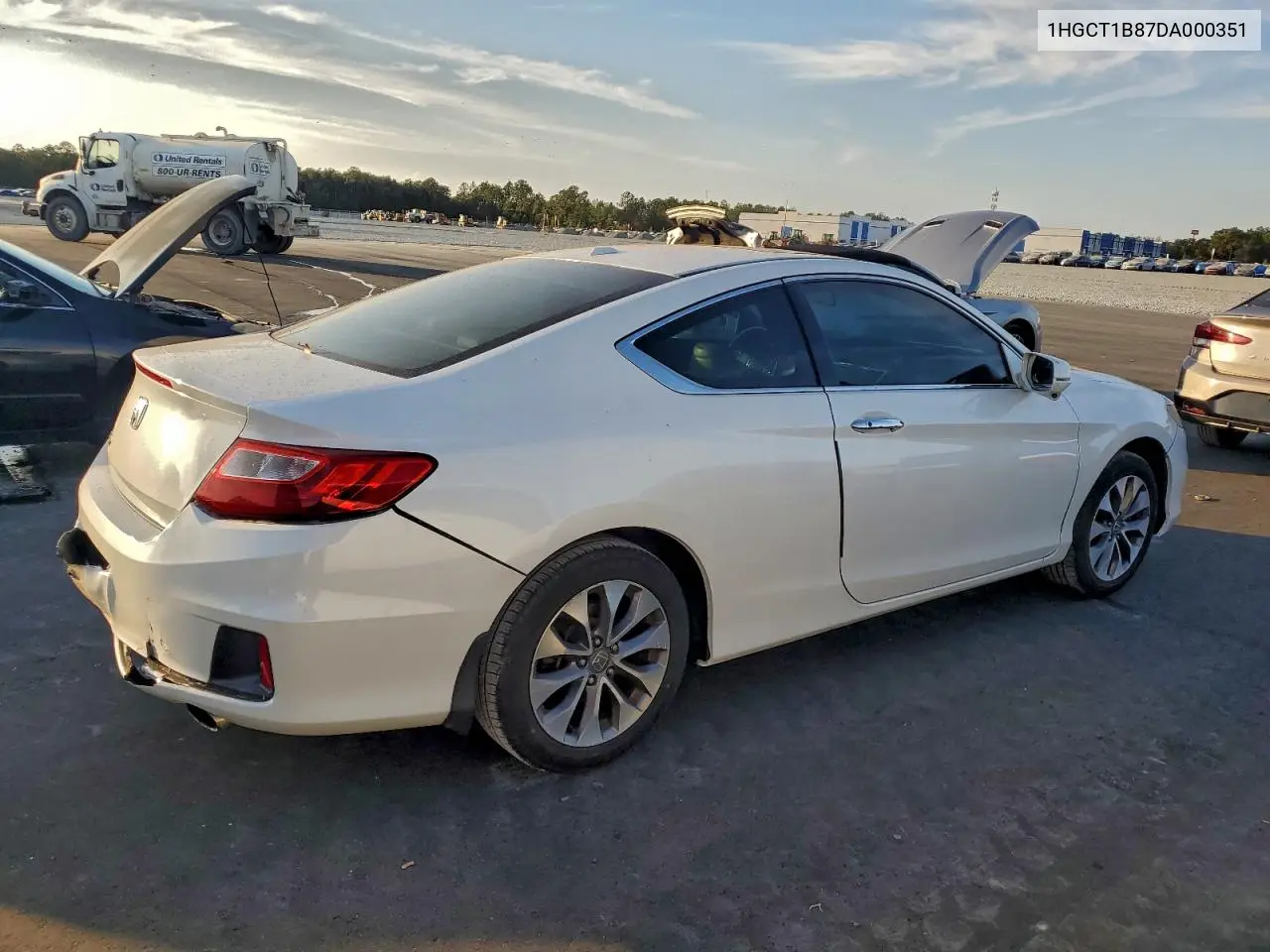 1HGCT1B87DA000351 2013 Honda Accord Exl