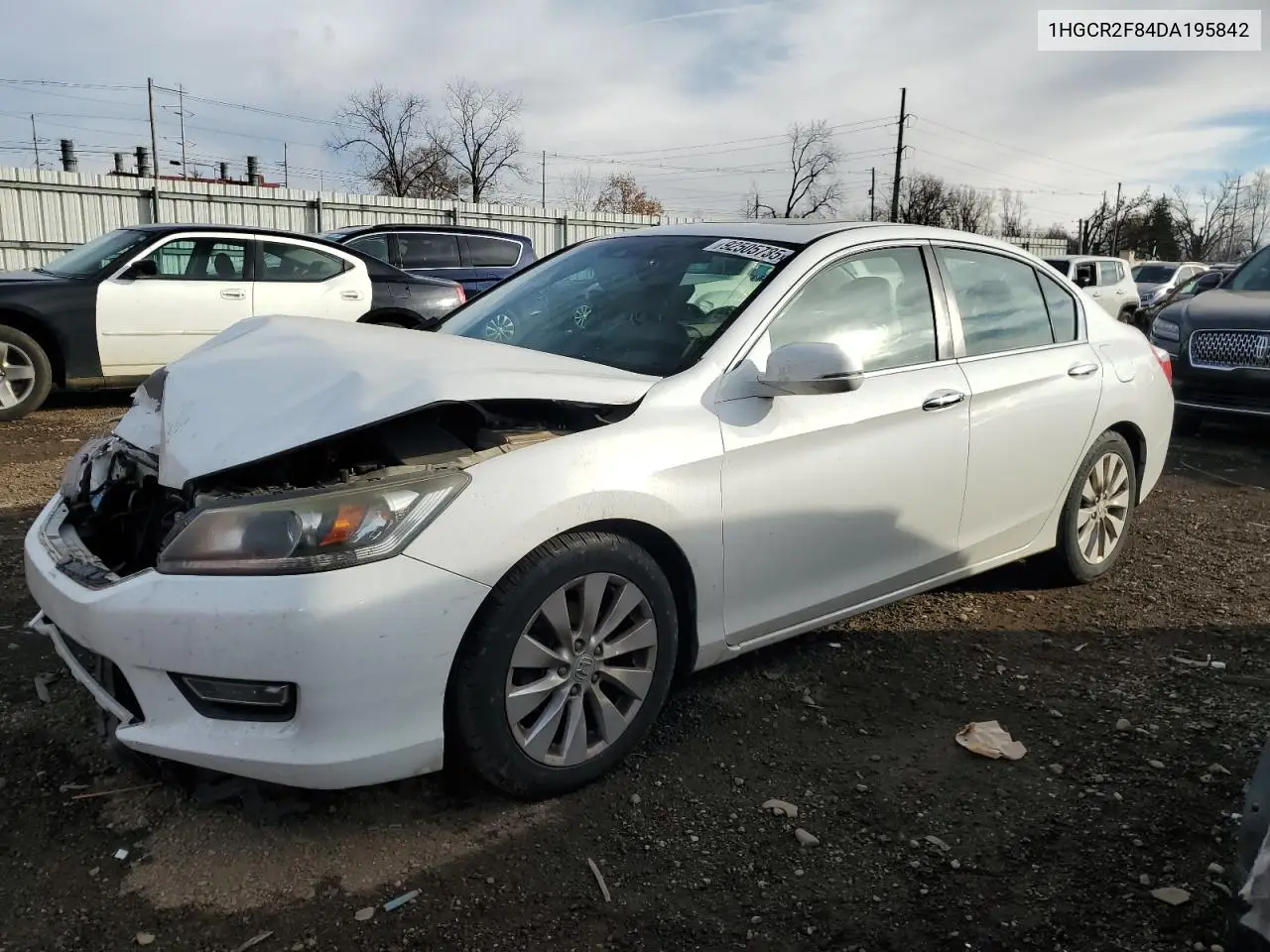 1HGCR2F84DA195842 2013 Honda Accord Exl