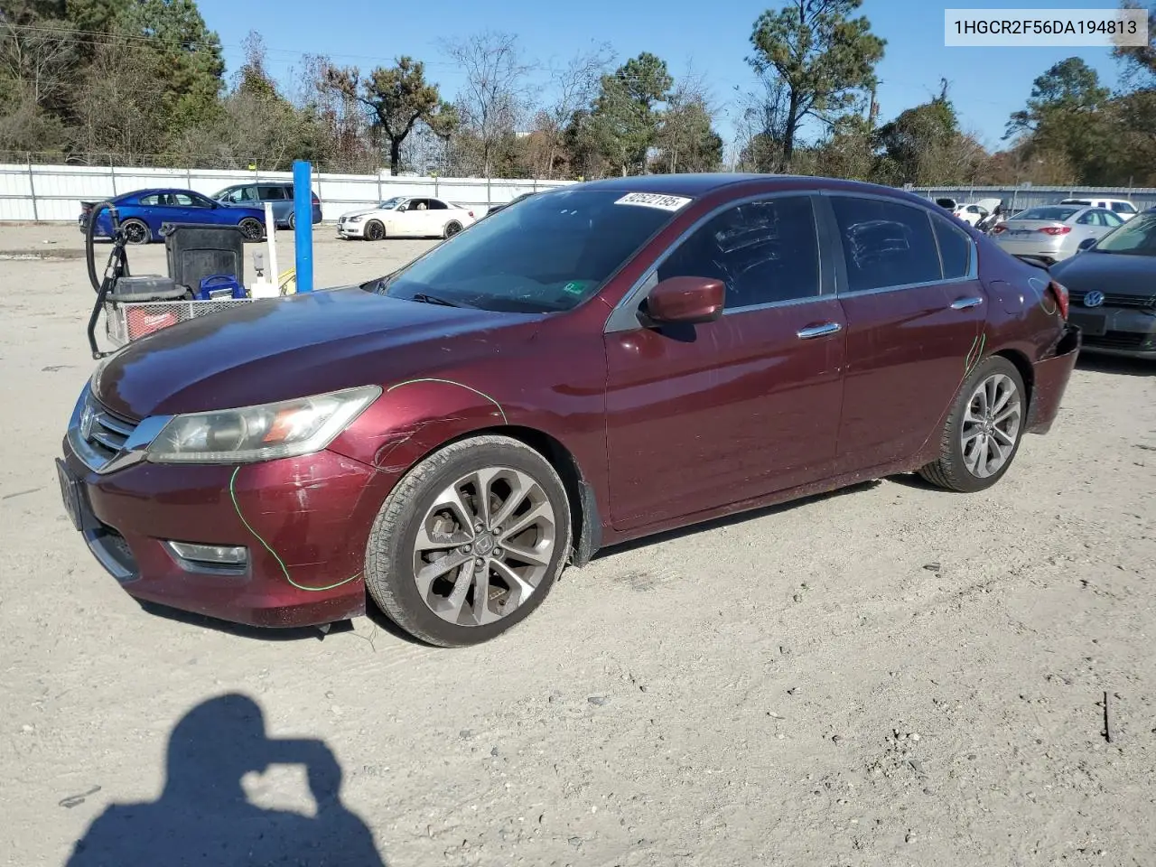 1HGCR2F56DA194813 2013 Honda Accord Sport