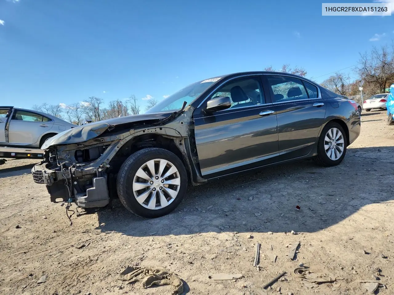 1HGCR2F8XDA151263 2013 Honda Accord Exl