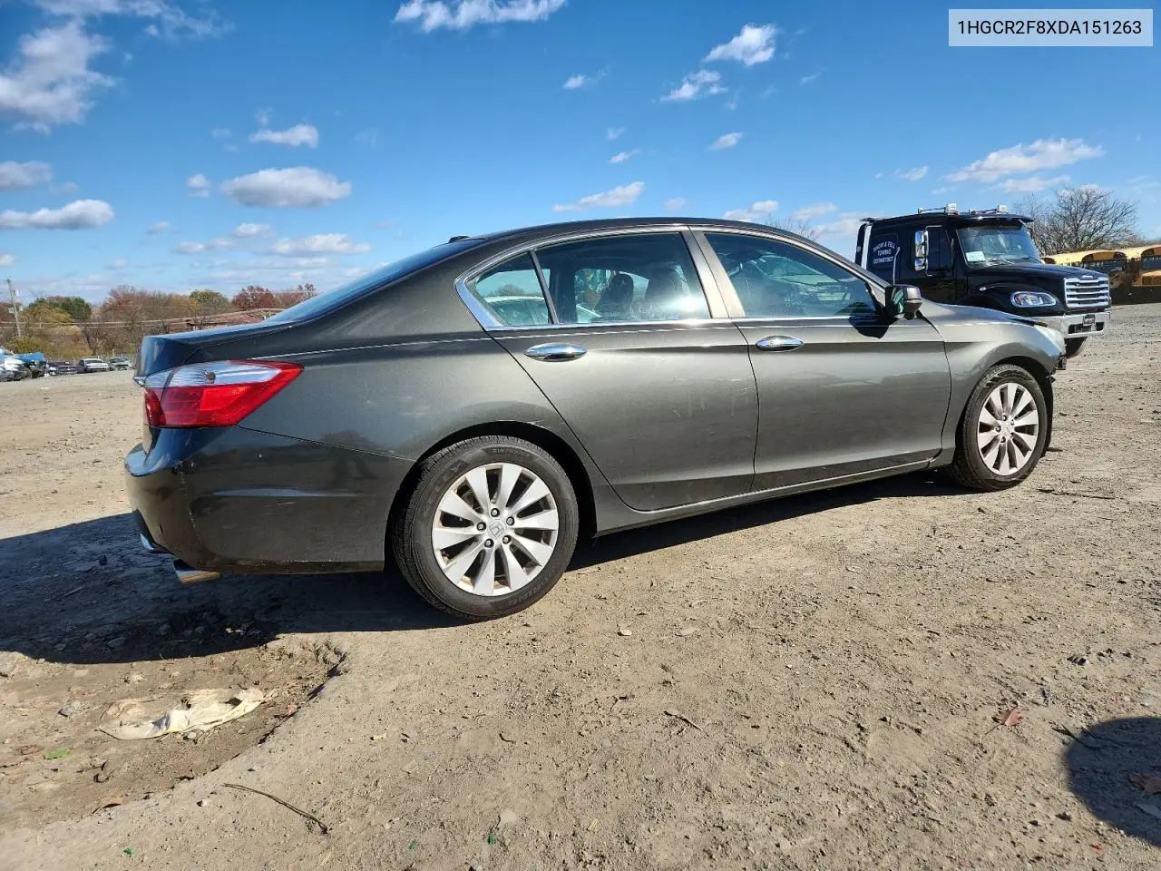 1HGCR2F8XDA151263 2013 Honda Accord Exl