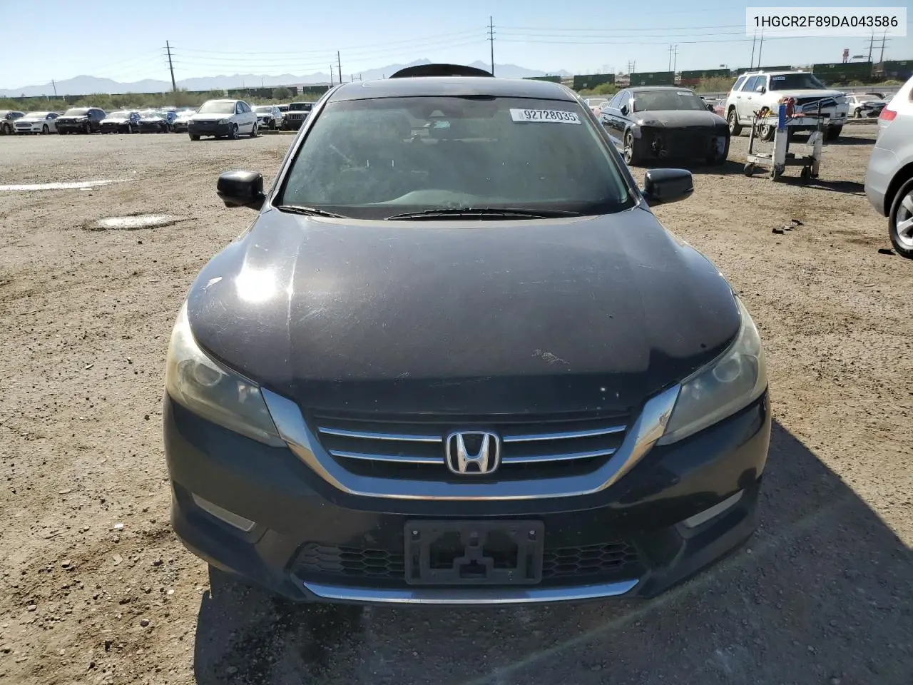 1HGCR2F89DA043586 2013 Honda Accord Exl