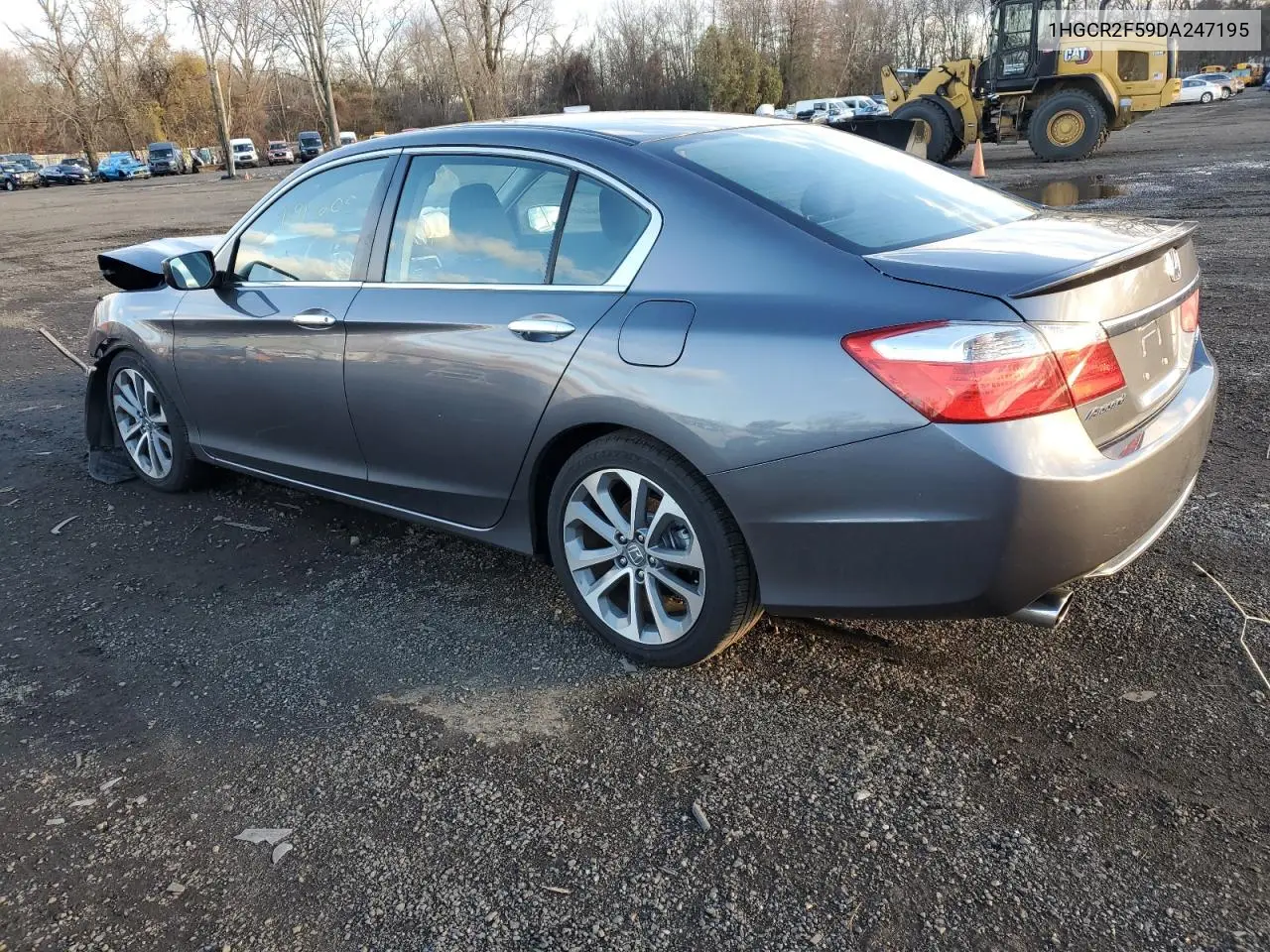 1HGCR2F59DA247195 2013 Honda Accord Sport