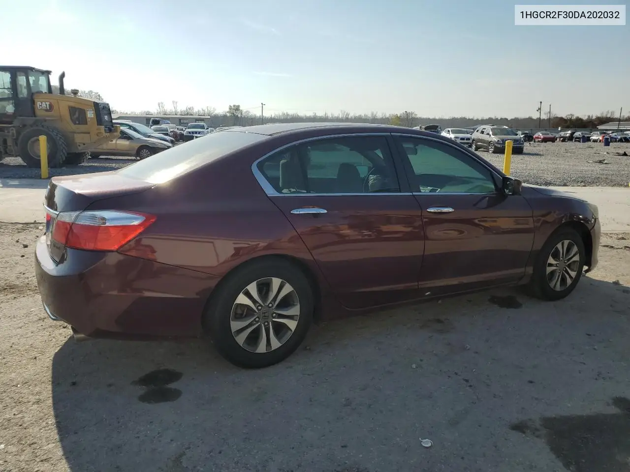 1HGCR2F30DA202032 2013 Honda Accord Lx