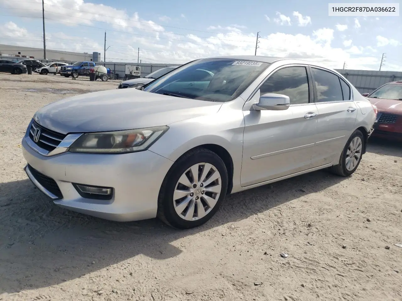 1HGCR2F87DA036622 2013 Honda Accord Exl