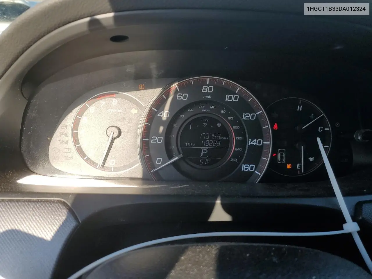 1HGCT1B33DA012324 2013 Honda Accord Lx-S