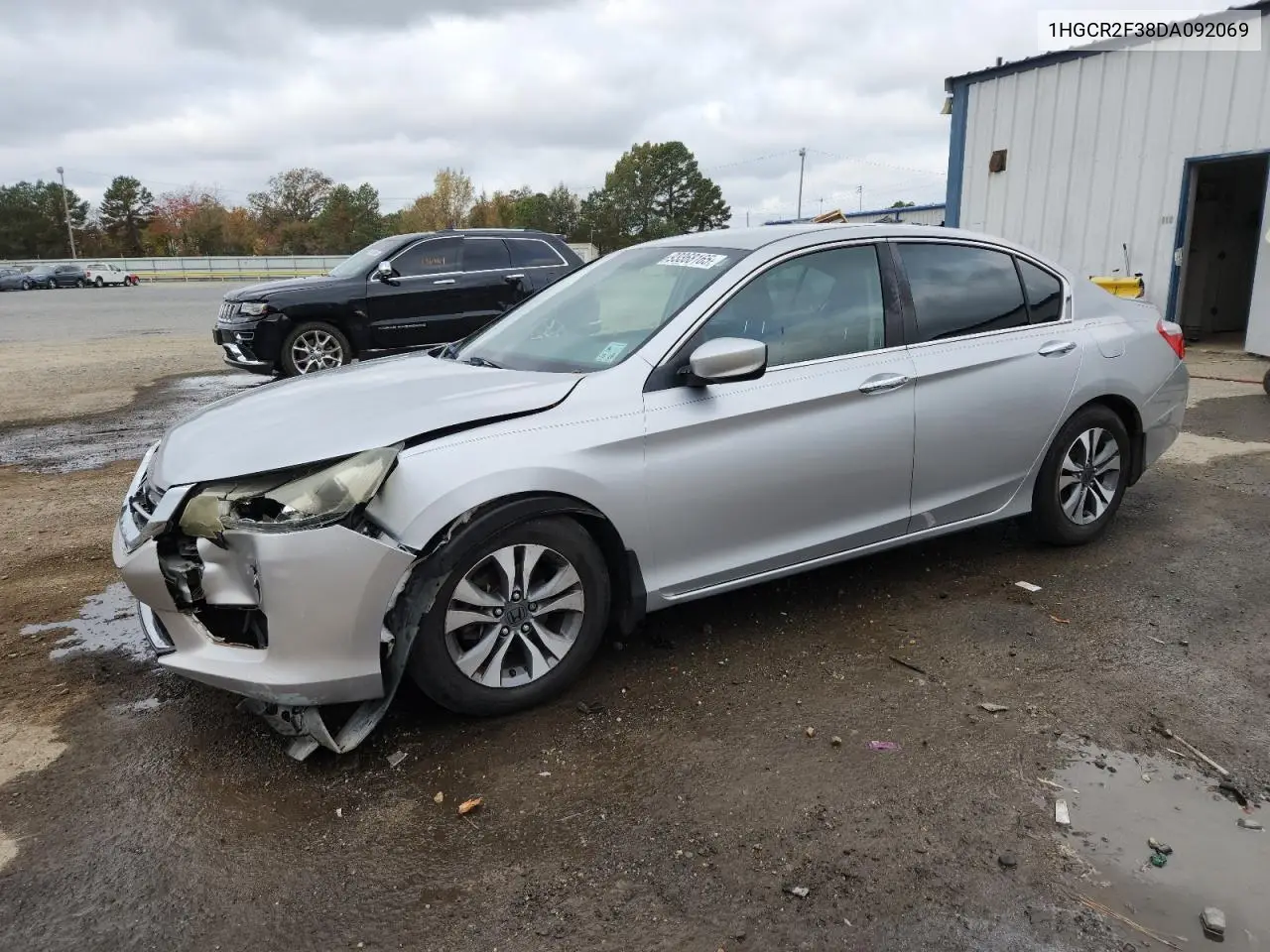 1HGCR2F38DA092069 2013 Honda Accord Lx