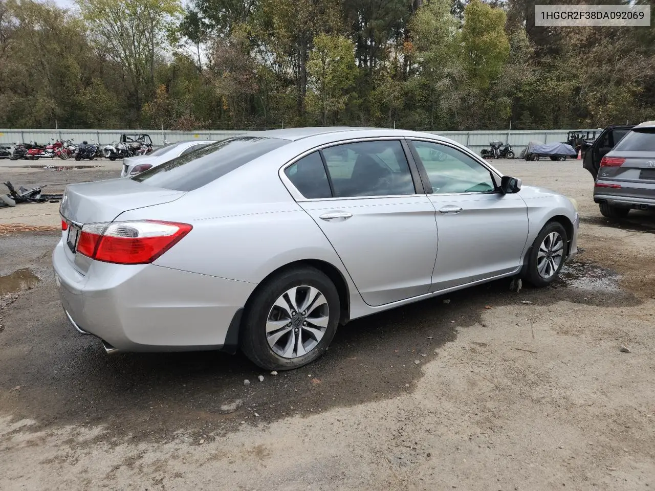 1HGCR2F38DA092069 2013 Honda Accord Lx