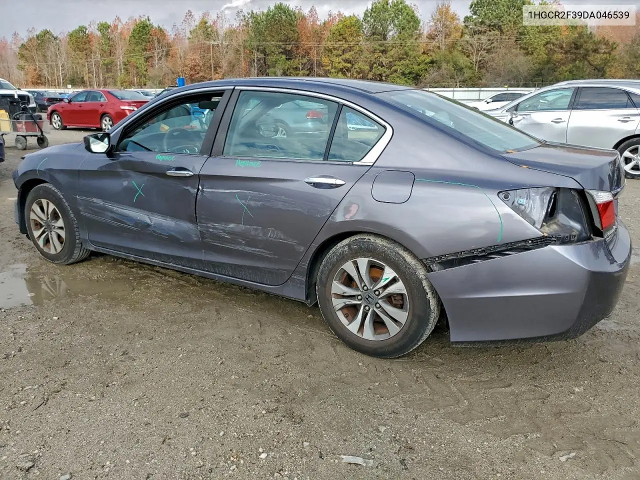 1HGCR2F39DA046539 2013 Honda Accord Lx