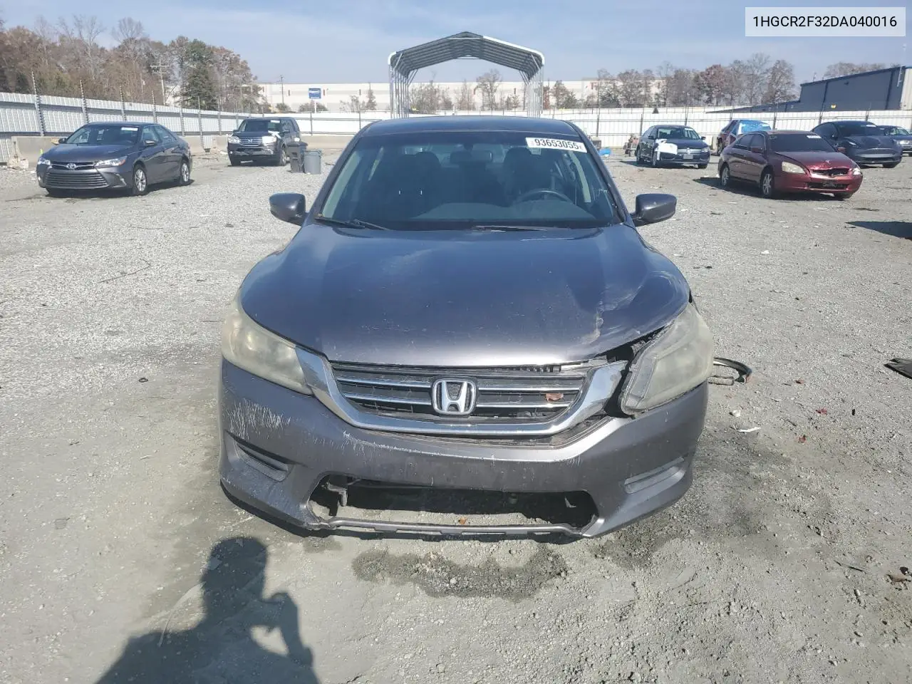 1HGCR2F32DA040016 2013 Honda Accord Lx