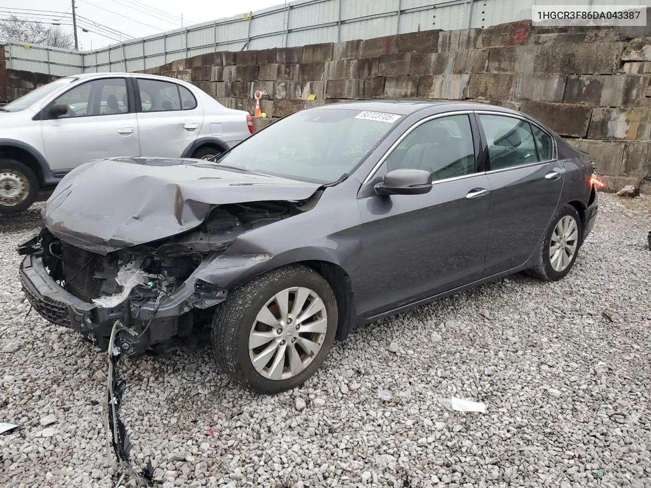 1HGCR3F86DA043387 2013 Honda Accord Exl