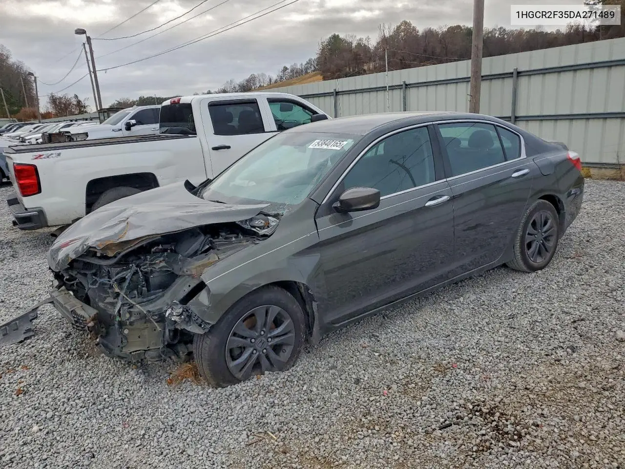 1HGCR2F35DA271489 2013 Honda Accord Lx