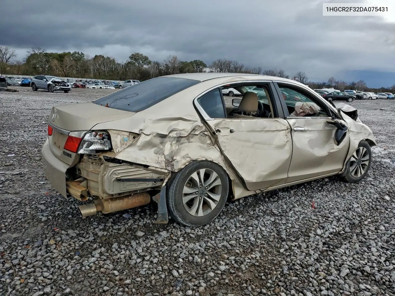 1HGCR2F32DA075431 2013 Honda Accord Lx