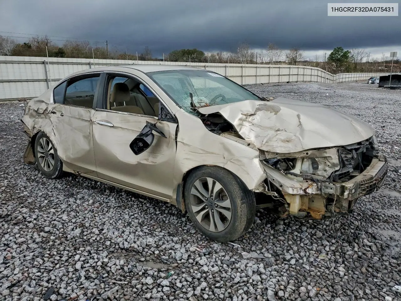 1HGCR2F32DA075431 2013 Honda Accord Lx