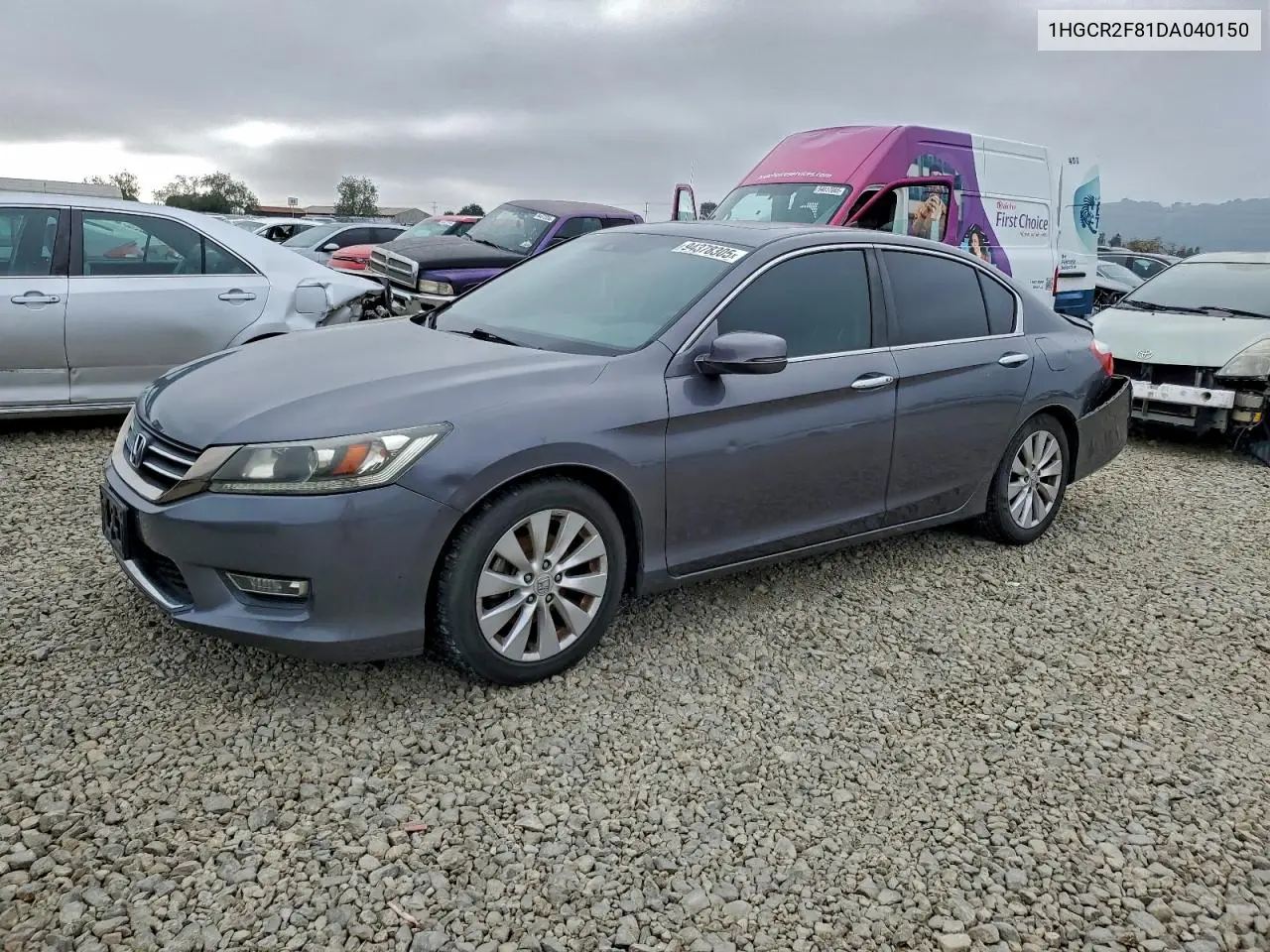 1HGCR2F81DA040150 2013 Honda Accord Exl