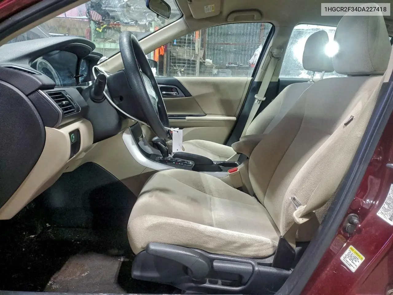 1HGCR2F34DA227418 2013 Honda Accord Lx