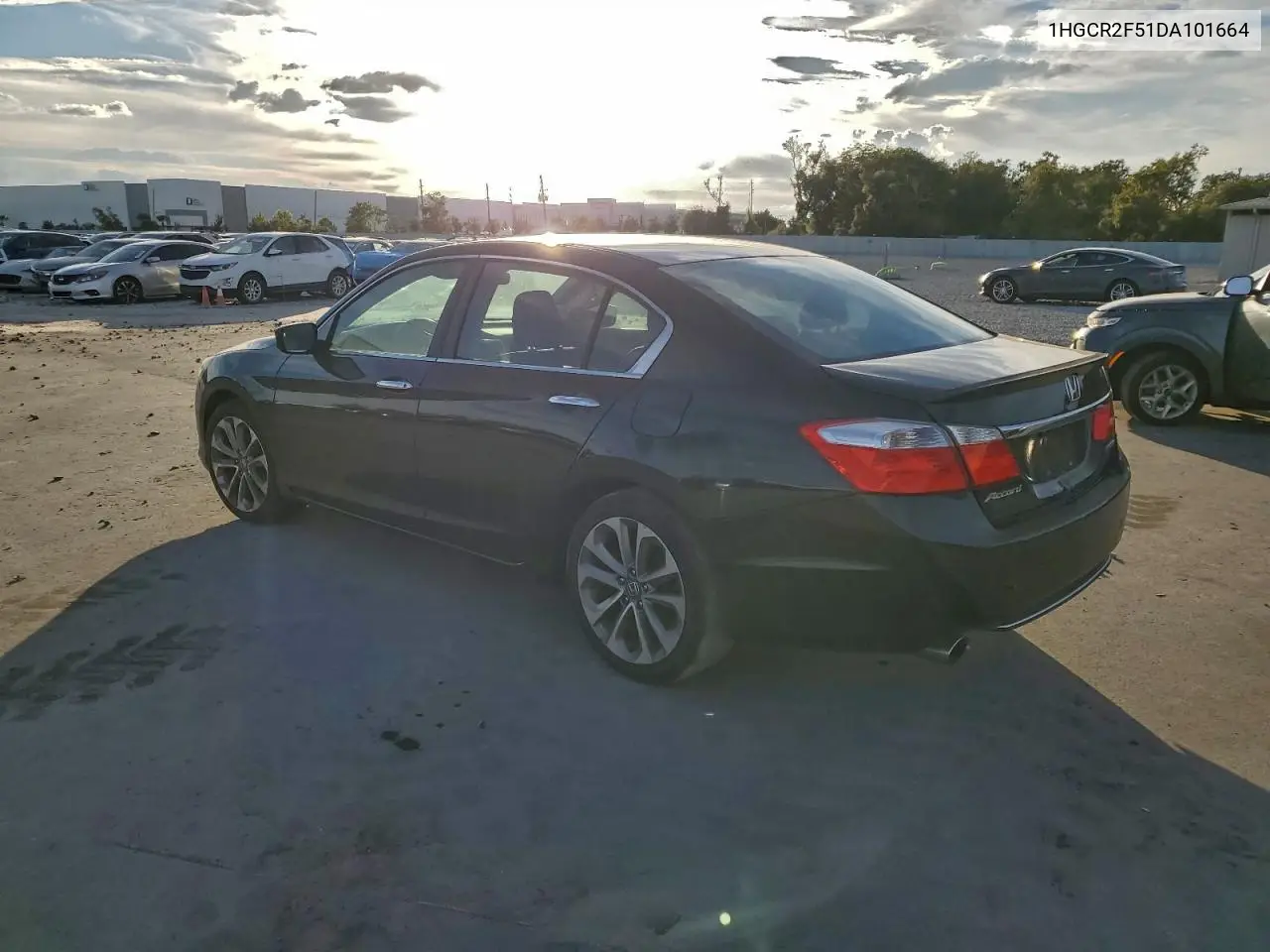 1HGCR2F51DA101664 2013 Honda Accord Sport