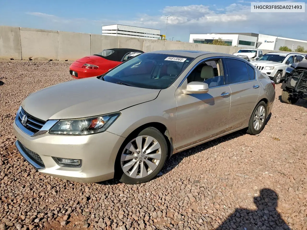 1HGCR3F85DA021493 2013 Honda Accord Exl