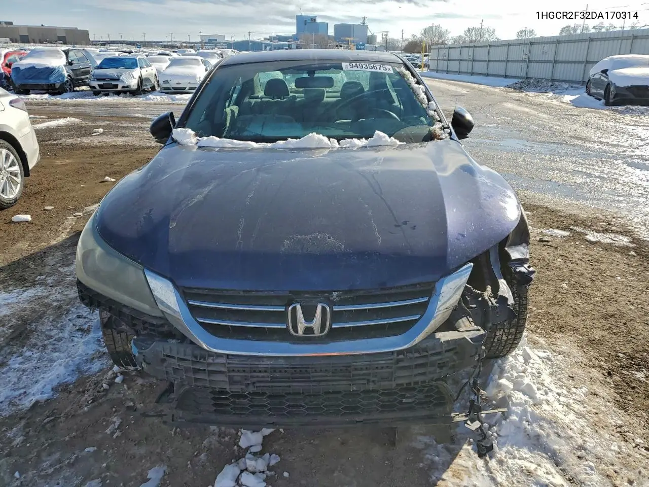 1HGCR2F32DA170314 2013 Honda Accord Lx