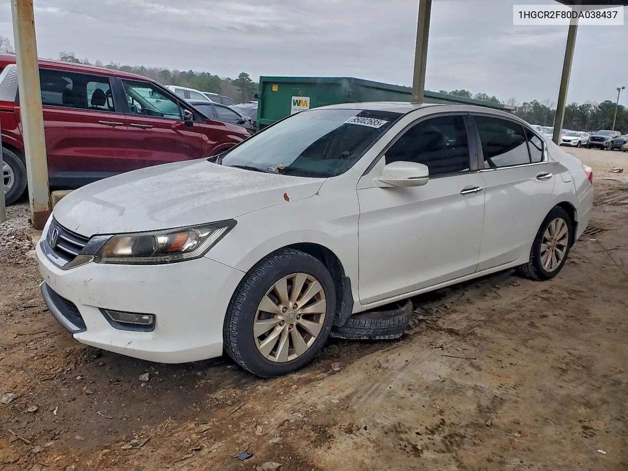 1HGCR2F80DA038437 2013 Honda Accord Exl
