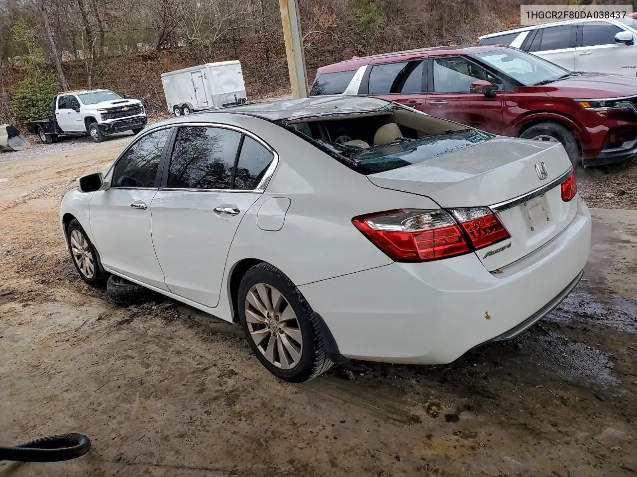 1HGCR2F80DA038437 2013 Honda Accord Exl