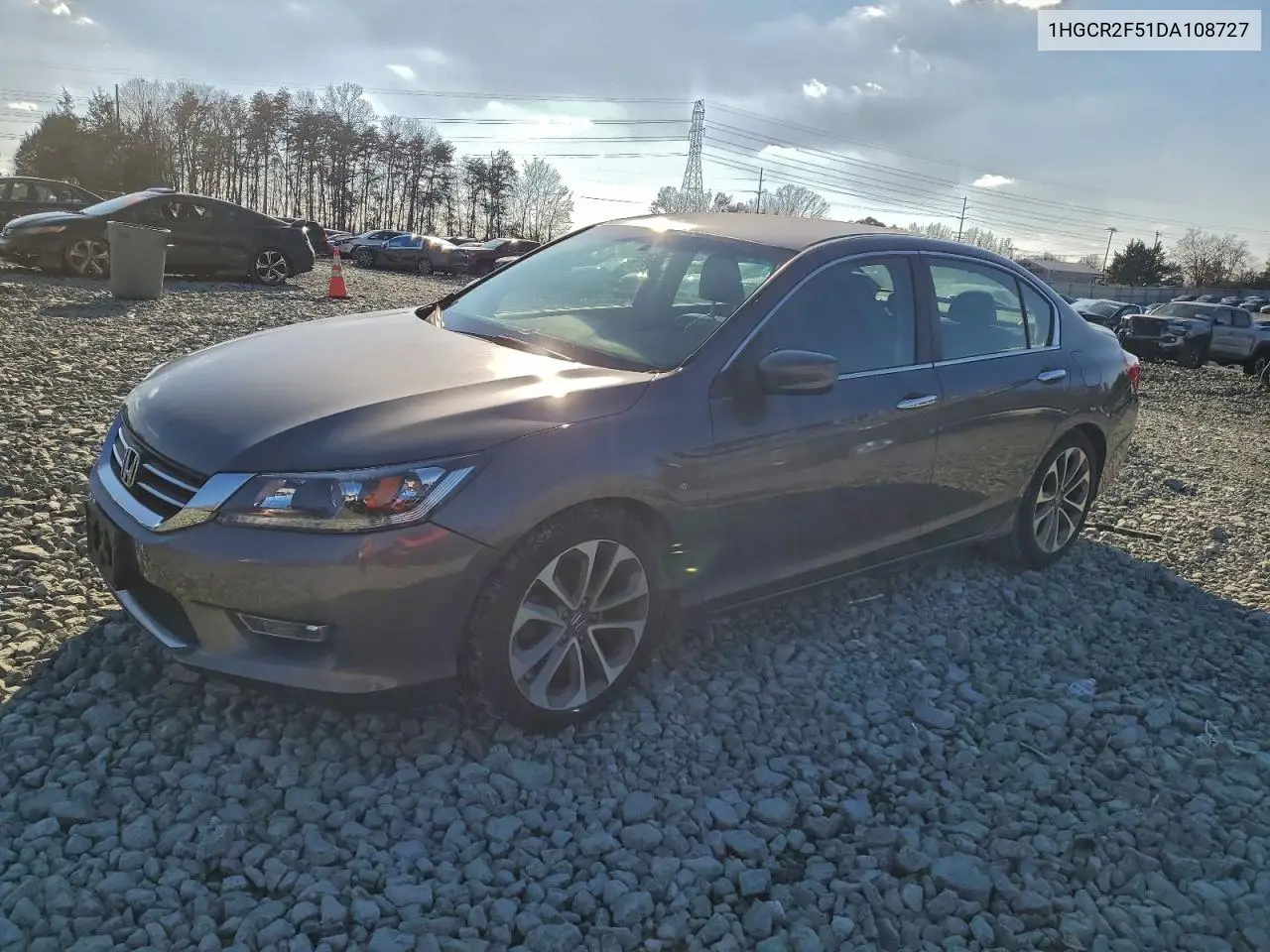 1HGCR2F51DA108727 2013 Honda Accord Sport