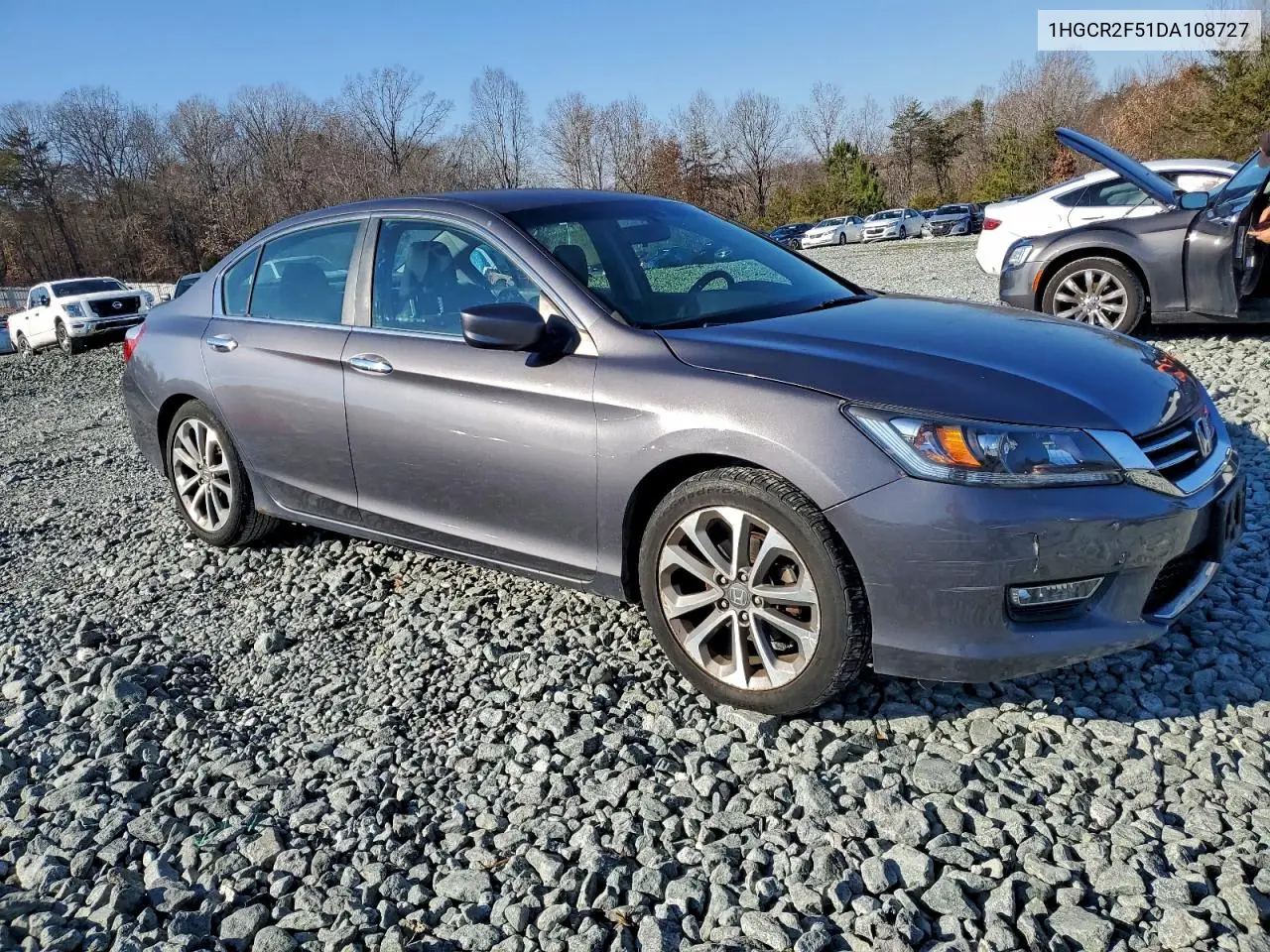 1HGCR2F51DA108727 2013 Honda Accord Sport