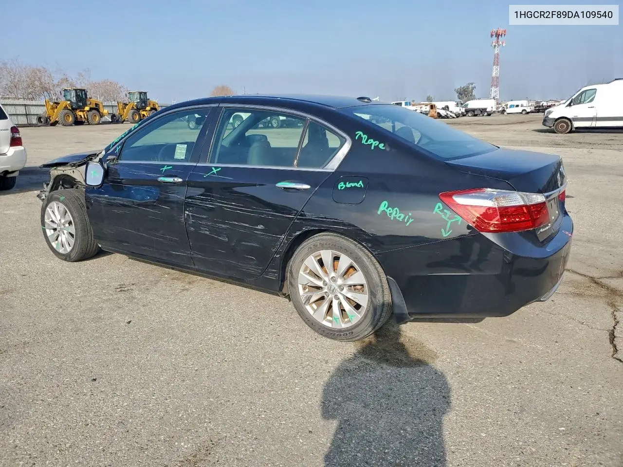 1HGCR2F89DA109540 2013 Honda Accord Exl