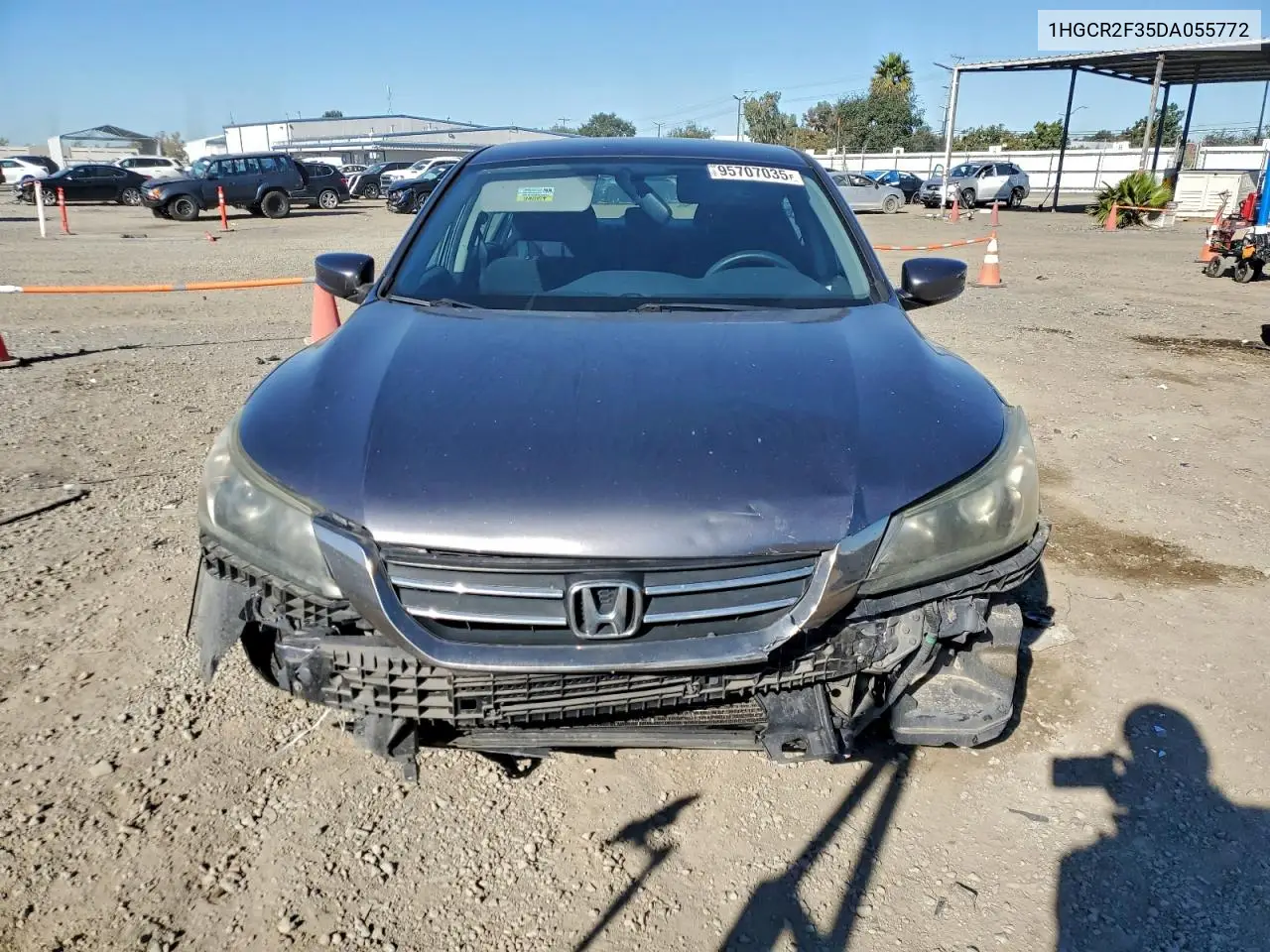 1HGCR2F35DA055772 2013 Honda Accord Lx