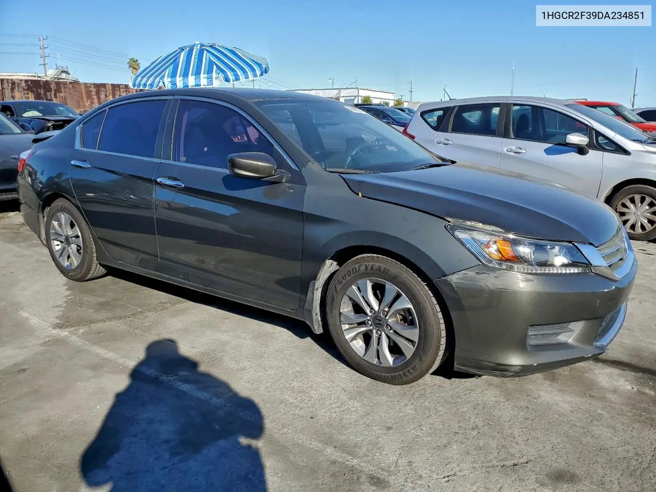 1HGCR2F39DA234851 2013 Honda Accord Lx