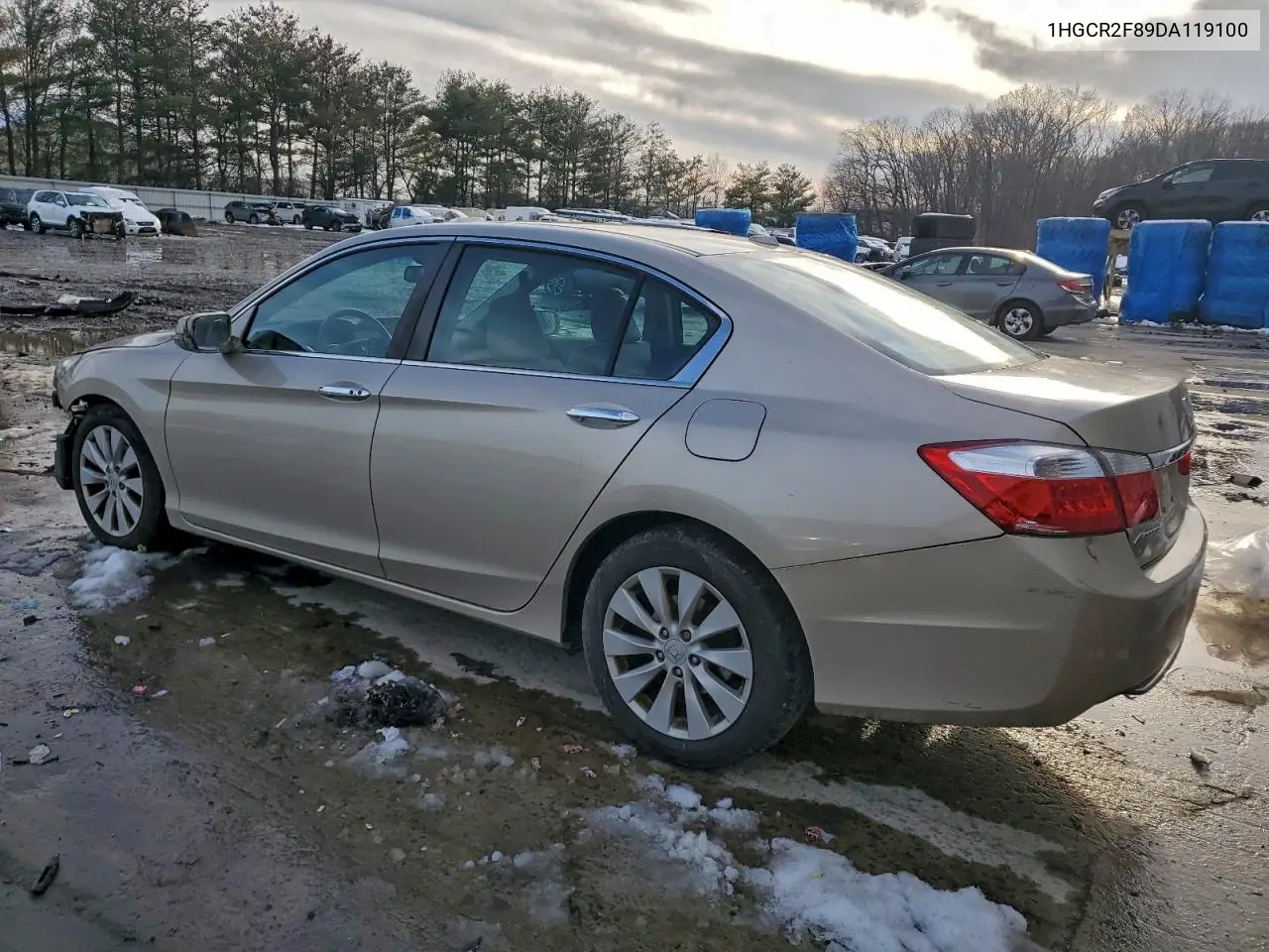 1HGCR2F89DA119100 2013 Honda Accord Exl