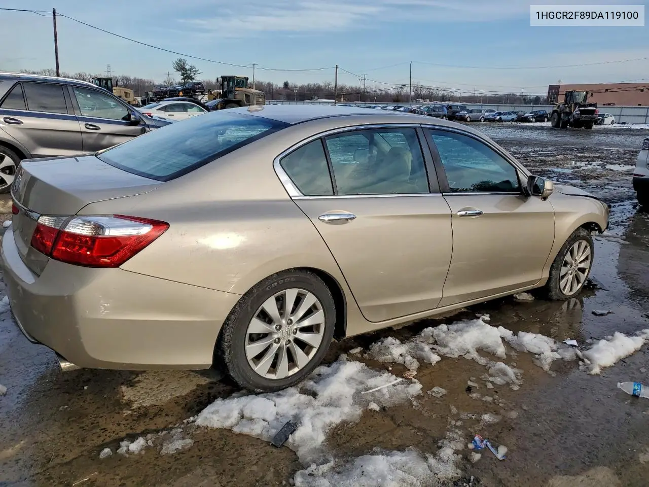 1HGCR2F89DA119100 2013 Honda Accord Exl