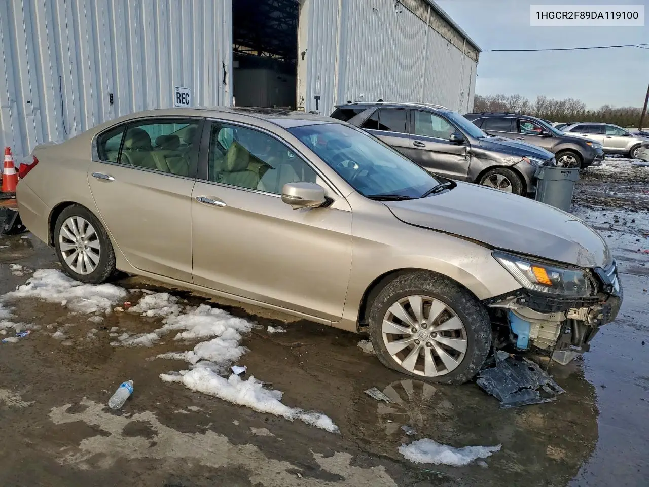 1HGCR2F89DA119100 2013 Honda Accord Exl
