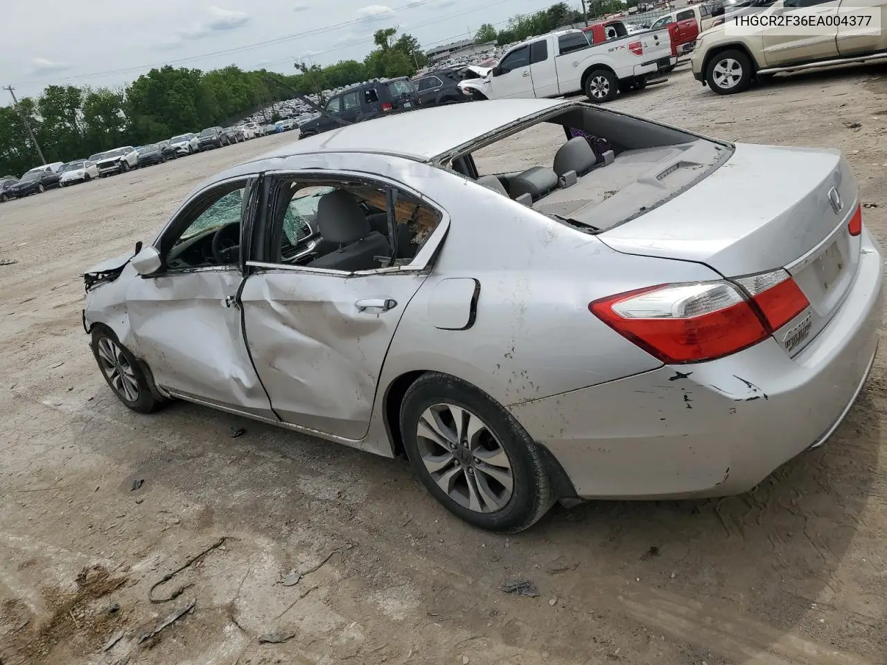 1HGCR2F36EA004377 2014 Honda Accord Lx