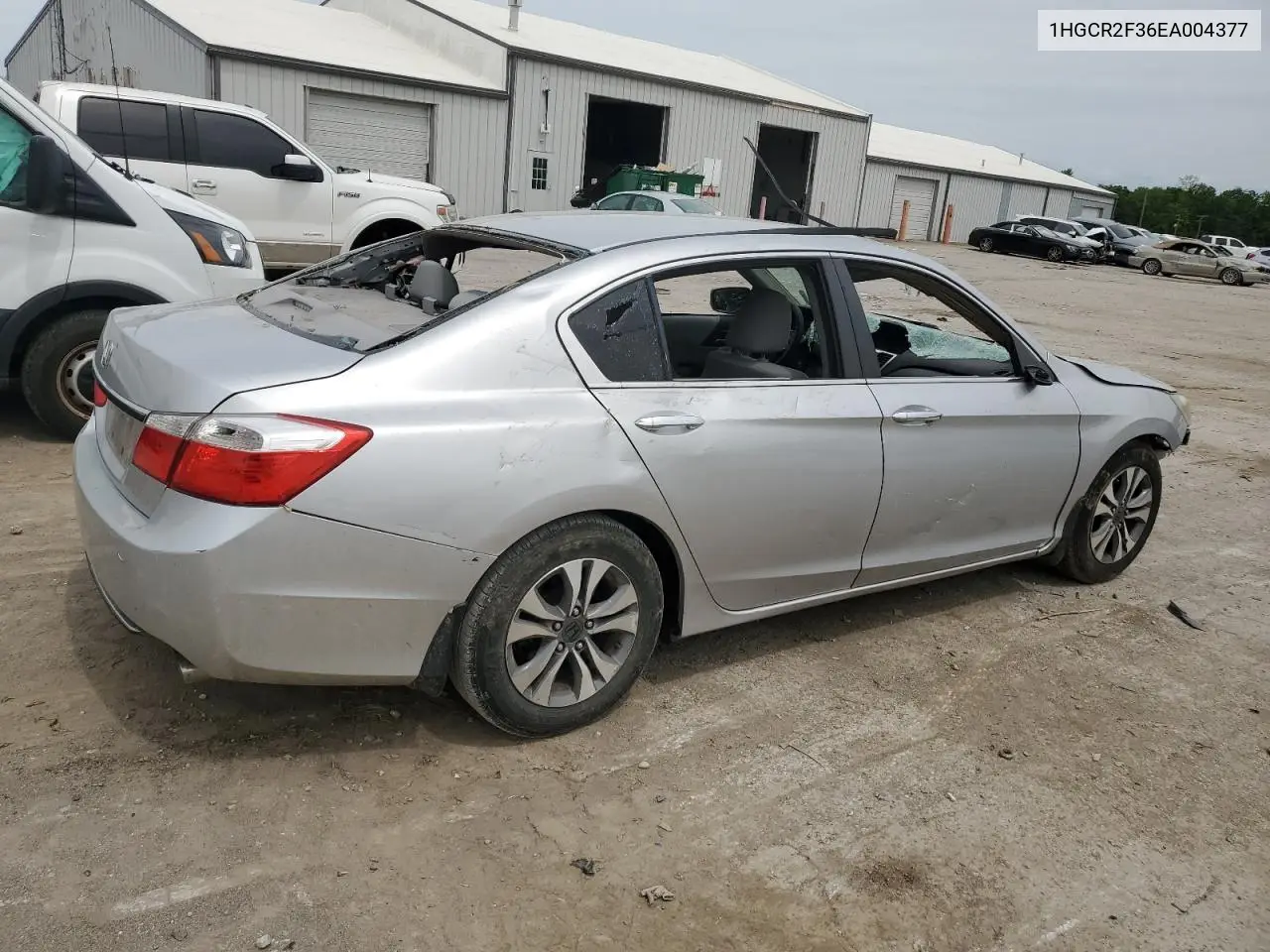 1HGCR2F36EA004377 2014 Honda Accord Lx