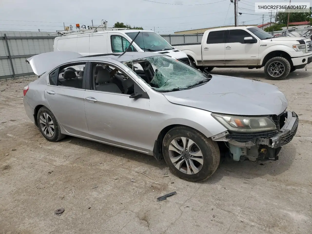 1HGCR2F36EA004377 2014 Honda Accord Lx